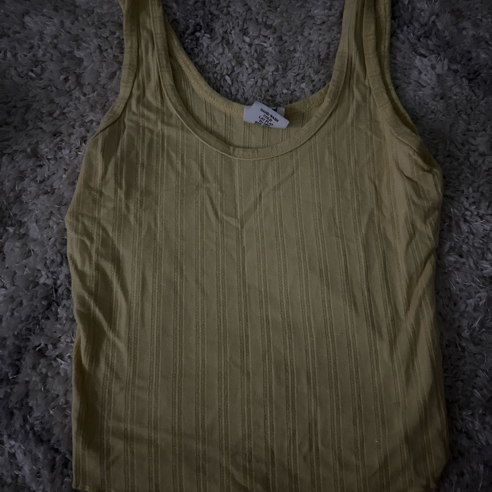 Tilly yellow tank top